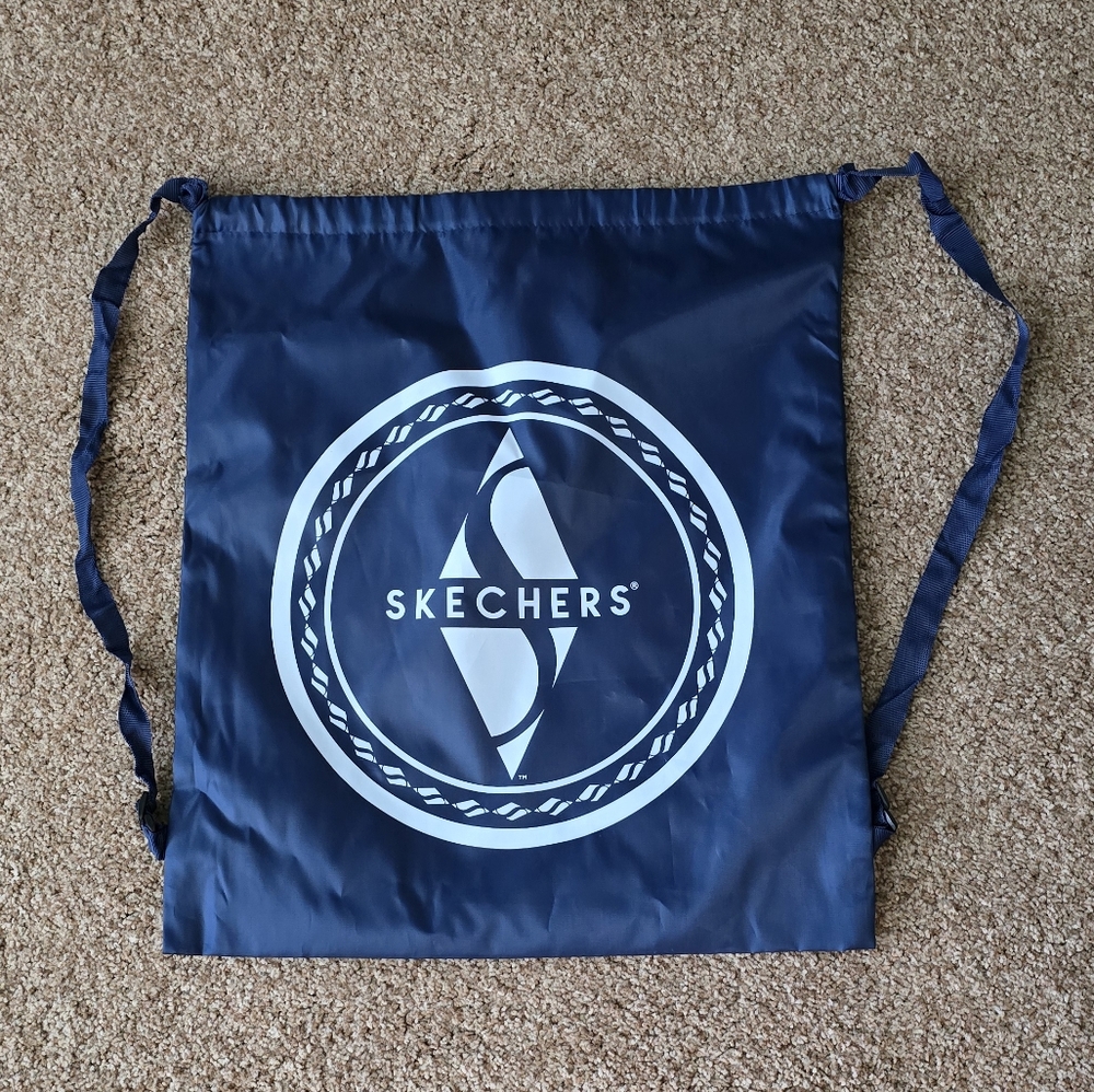 Skechers Navy Drawstring Bag